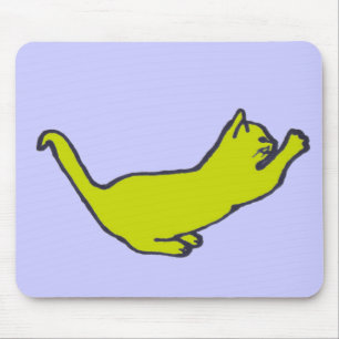 黄色の子猫 マウスパッド