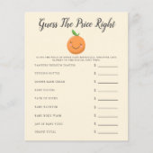 黄色の小さなかわいこちゃん赤ちゃんシャワー価格を推測 (正面)