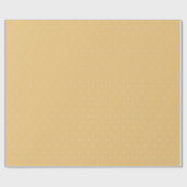 黄色の小さな水玉模様 ラッピングペーパー (フラット)