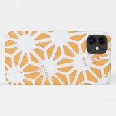 黄色の幾何学的パターン Case-Mate iPhoneケース (裏面(横))