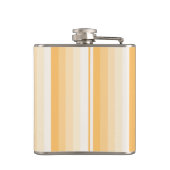 黄色の影のストライプ フラスク (裏面)