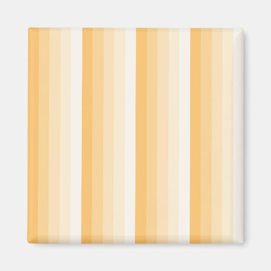 黄色の影のストライプ マグネット (正面)