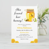黄色の彼女は彼女のハニーブライダルシャワーを見つけた 招待状 (スタンド正面)