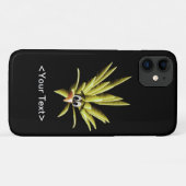 黄色の心配な鳥の漫画のケースメイトiPhoneケース Case-Mate iPhoneケース (裏面(横))