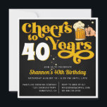 黄色の応援マイルストーン誕生日パーティーの招待<br><div class="desc">年齢に合わせて文言を変えられる！おもしろいレトロレタリングはっきりしたは黄色で、背面にパターンが一致する。ヴィンテージビールイラストレーションはこのテーマの魅力を追加する。50歳素晴らし、60歳、70歳、80歳、90歳、100歳の誕生日のパーティーに招待状する方法や、年齢を問わず！デザインの右側カスタムにある[このデザインテンプレートを編集する]ボックスまたは青い[文字を編集すクリックる]ボタンを使用しての配置を行うと、フォントと色を変更しカスタマイズて、このデザインに追加の情報や画像を追加します。クリックカスタマイズ「続く」を選択して完全な編集オプションを開く。調整もし品(サンキューカード等)が必要な場合は連絡ご注文をカスタムお願い。****要カスタム求の場合は救済、この商品をカートに入れないで。代わりに、電子メールでリクエストをlauraliseprovencher@gmail.comに送る商品へのリンクが利用可能になった時点で電子メールで送信される。そのリンクを使用して注文を行うことができる。48時間まで許可して。</div>