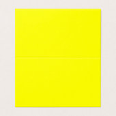 黄色の折りたたみ名刺 名刺 (外部フラット)