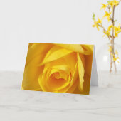 黄色の折目 カード (黄色い花)