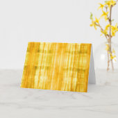 黄色の抽象芸術アモダンートノートカード カード (黄色い花)