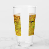 黄色の抽象芸術デイジー タンブラーグラス (左)