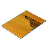 黄色の抽象芸術ノートブック ノートブック (左側)