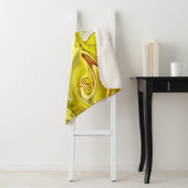 黄色の抽象芸術パターン シェルパブランケット (インサイチュ)