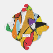 黄色の抽象芸術優先ボックス フェイバーボックス (折り畳みなし)