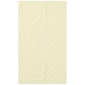 黄色の抽象芸術正方形パターン テーブルクロス (正面)