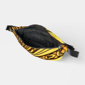 黄色の放射状パターン ファニーパック (見開き)