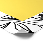 黄色の新着看板、小売店舗 ポスター (角)