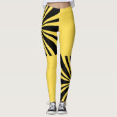 黄色の日が差すこと繰り返しレギンス レギンス (正面)