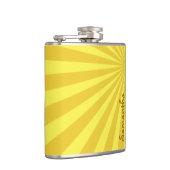 黄色の日が差すこと「名前の追加」 フラスク (右)