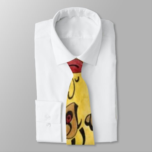 黄色の旧式な印象 ネクタイ (タイ)