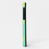 黄色の星オンターコイズ Case-Mate iPhoneケース (裏面/左)