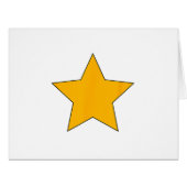 黄色の星 (正面横)