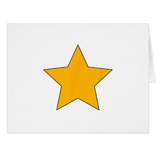 黄色の星 (正面横)