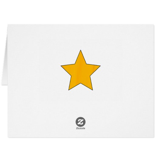 黄色の星 (裏面横)