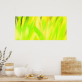 黄色の春の花ポスター ポスター (キッチン)