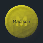 黄色の暗い幾何グラデーションメッシュパターンモノグラム ペーパープレート<br><div class="desc">モノグラムあなたのカスタムイニシャルと名前でパーソナライズ。黄色の金ゴールドグラデーショングラデーションのジオメトリメッシュパターン。明るい暗い黄色の金ゴールド黒のグラデーショグラデーションンを持つ三角形のジオメトリメッシュグラデーション。メッシュ、三角形、ジオメトリ、ジオメトリック、グラデーショカッコいいン、三角形、明るい、パターン、デジタル、黄色、金ゴールド、黒</div>