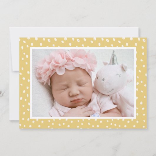 黄色の柑橘類の果実 |モダンエレガントフローラ誕生 案内状 (裏面)