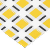 黄色の格子模様 テーブルクロス (アングル)