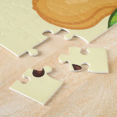 黄色の梨の果実：ヴィンテージイラストレーション。 ジグソーパズル (側面)