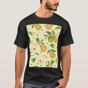 黄色の梨の果実:ヴィンテージイラストレーション。 Tシャツ
