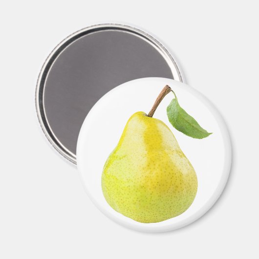 黄色の梨 マグネット (正面/裏面)