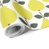 黄色の梨 ラッピングペーパー (ロールコーナー)