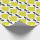 黄色の梨 ラッピングペーパー (角)