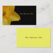 黄色の水仙の名刺 名刺 (正面/裏面)