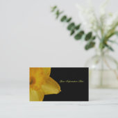 黄色の水仙の名刺 名刺 (スタンド正面)