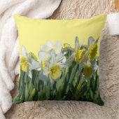 黄色の水仙（お客様）春装飾用クッション クッション (ブランケット)