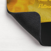 黄色の水仙； William Wordsworth詩マウスパッド マウスパッド (コーナー)