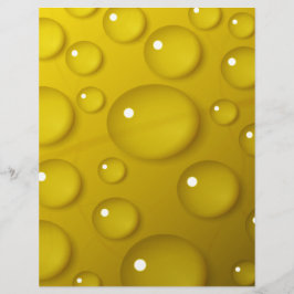 黄色の水滴の背景