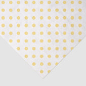 黄色の水玉模様ティッシュペーパー 薄葉紙 (詳細)