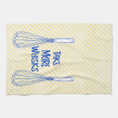 黄色の水玉模様:もっとウィスクを取る キッチンタオル (横)