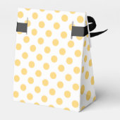 黄色の水玉模様 フェイバーボックス (裏面サイド)