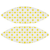 黄色の水玉模様、水玉模様パターン、ドット点々のある、 アメリカンフットボール (パネル)