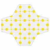 黄色の水玉模様、水玉模様パターン、ドット点々のある、 サッカーボール (フラット)