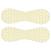 黄色の水玉模様、水玉模様パターン、ドット点々のある、 ソフトボール (パネル)