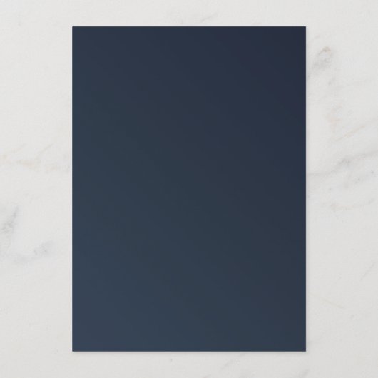 黄色の水色のバラネイビー結婚ブルーの詳細 エンクロージャーカード (裏面)