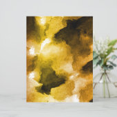 黄色の水色の汚れソフトパステルスクラップブック (スタンド正面)