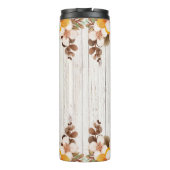 黄色の水色の花 タンブラー (裏面)