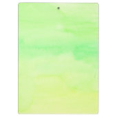 黄色の水色パイナップル クリップボード (裏面)